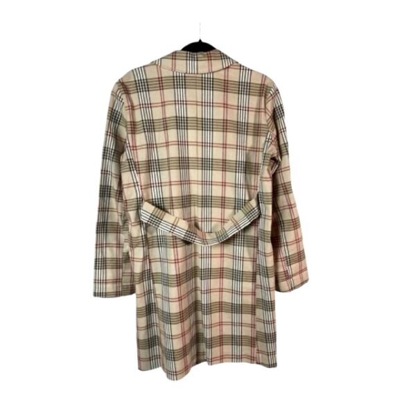 Bliss Coat Woman’s Size 8 Plaid Burberry pattern - Picture 2 of 9